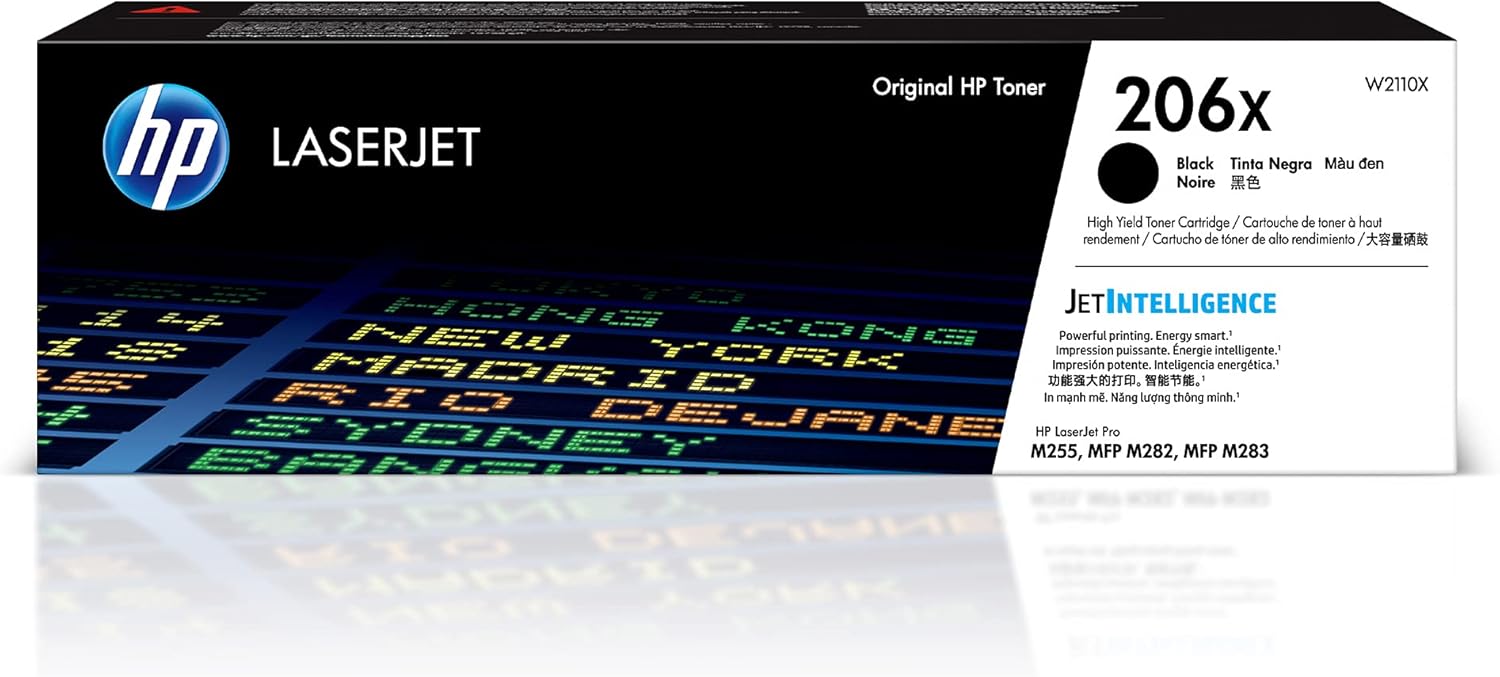 HP COLOR LASERJET M255NW 206X HI BLACK TONER