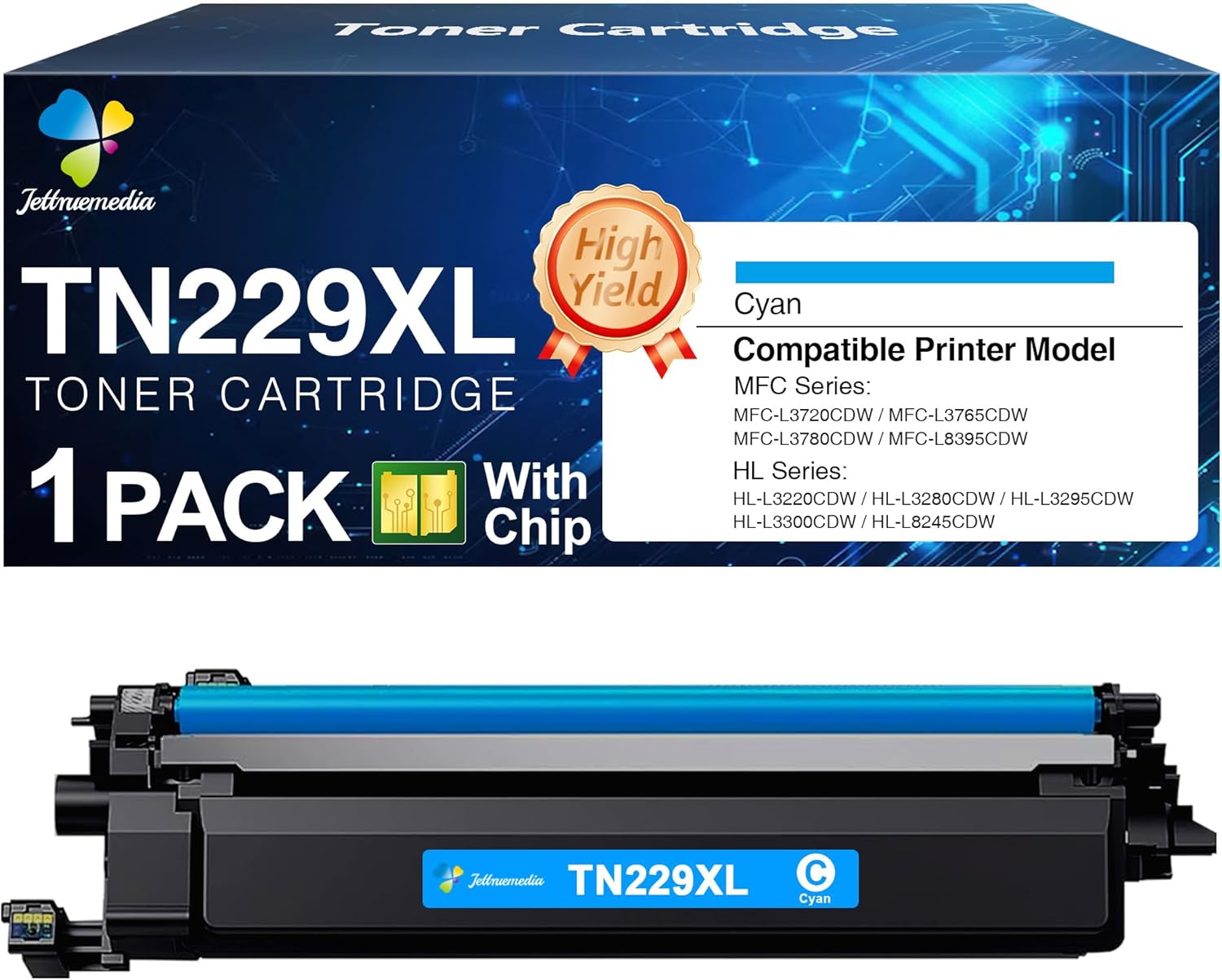 NXT PREM BRT HL-L3220CDW TN229XL HI CYAN TONER