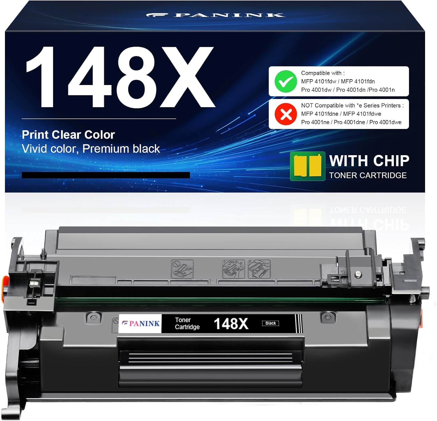 NXT PREMIUM BRAND NON-OEM FOR HP LJ 4001DN 148X HI BLACK TONER