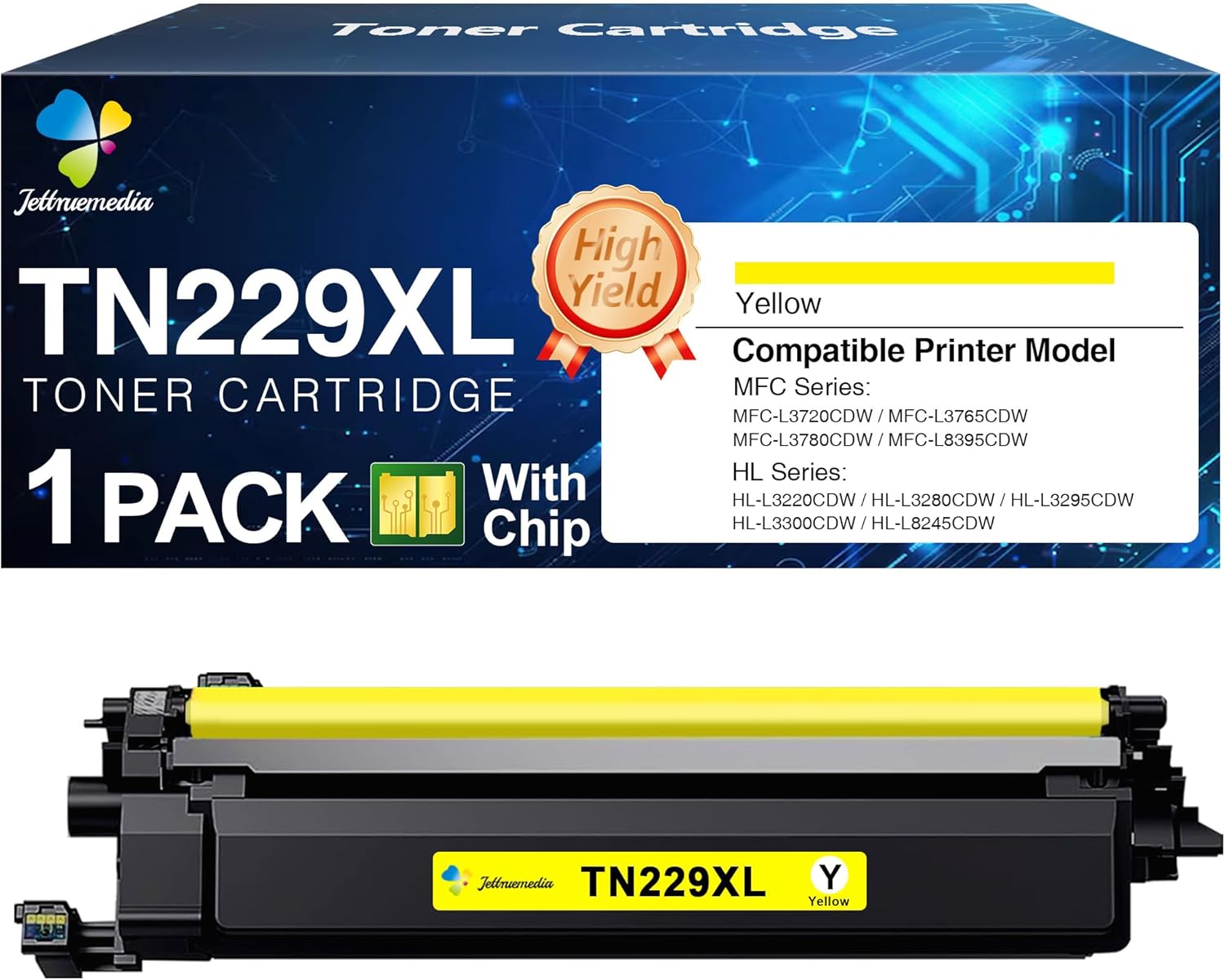 NXT PREM BRT HL-L3220CDW TN229XL HI YELLOW TONER